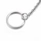 Stainless steel 304 key rings with chain 25x2 mm 4 pcs. MD2312