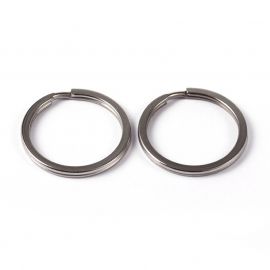 Stainless steel 304 key rings 25x2 mm 5 pcs.
