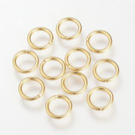 Stainless steel 304 single rings 8x1.2 mm 10 pcs.