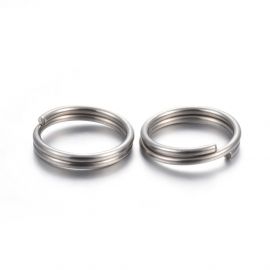 Stainless steel 304 double rings 10x1.6 mm 10 pcs. MD2296
