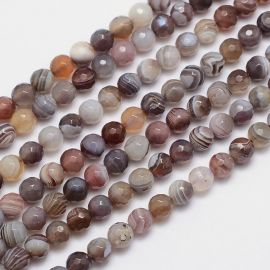 Natural Botswana Agate Beads 6 mm 1 strand AK1824
