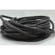 Dabīgas pītas ādas aukla 4 mm 1 metrs VV0796