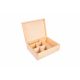 Wooden box with compartments 24x20x10 cm 1 pc. MED0054