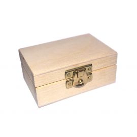Koka kaste ar aizdari 8,5x5,5x4 cm 1 gab.