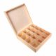 Wooden box for tea 29x29x8,5 cm 16 pcs. 1 pc. MED0051