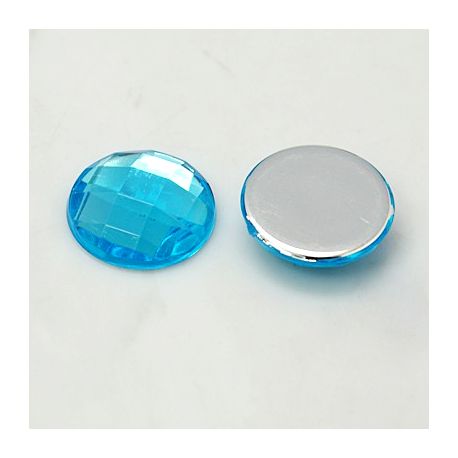 Akrila kabošons 25x6 mm 6 gab. KB0292