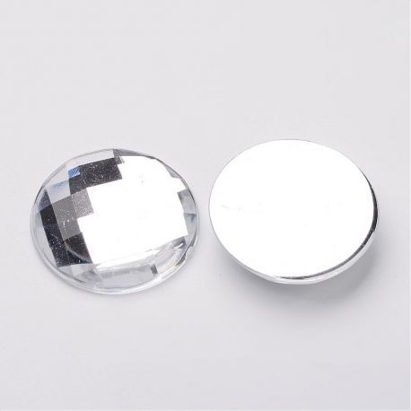 Acrylic cabochon 25x6 mm 6 pcs. KB0293