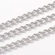 Nerūdijančio plieno 304 grandinėlė 5x3,5x0,8 mm 1 metras MD2355