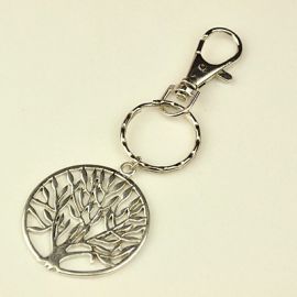 Atslēgu piekariņš ar karabīni un kulonu "Tree" 40 mm 1 komplekts