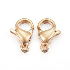 Nerūsējošā tērauda 304 aizdares karabīne 9x6x3 mm 4 gab. MD2359