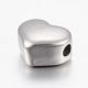 Edelstahl 304 Einsatz "Herz" 11x11x5 mm 2 Stck. II0507