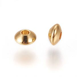 Nerūdijančio plieno 304 intarpas, ~5,5x3 mm, 10 vnt.