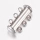 Stainless steel 304 3-row clasp 20x10x6.5 mm 1 pc MD2341