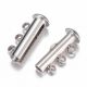 Stainless steel 304 3-row clasp 20x10x6.5 mm 1 pc MD2341