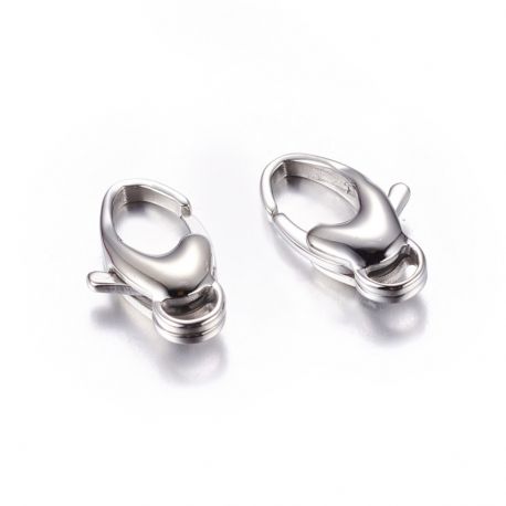 Nerūsējošā tērauda 304 aizdare - karabīne 10x20 mm 1 gab MD2342