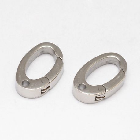 Roostevabast terasest 304 lukuga karabiin 15x9x3 mm 1 tk. MD2354