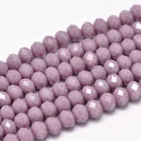 Stikliniai karoliukai 8x6 mm 1 gija KK0375