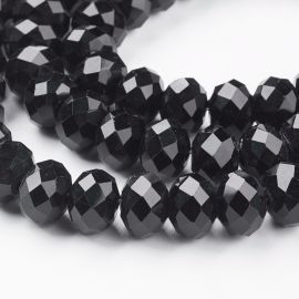 Stikla krelles 8x6 mm 1 vītne KK0371