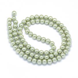 Glass beads 10 mm 1 thread