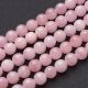 Natural Beads of Pink Quartz, 14 mm, 1 strand AK1752