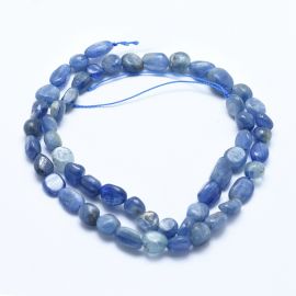 Natural Kyanite/Cyanite/Disthene beads 5-8 mm 1 strand