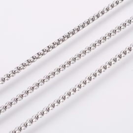Roostevaba teras 304 kett 2,5x2,5 mm ~10 m.