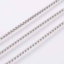 Stainless steel 304 chain 2.5x2.5 mm ~ 10 m.