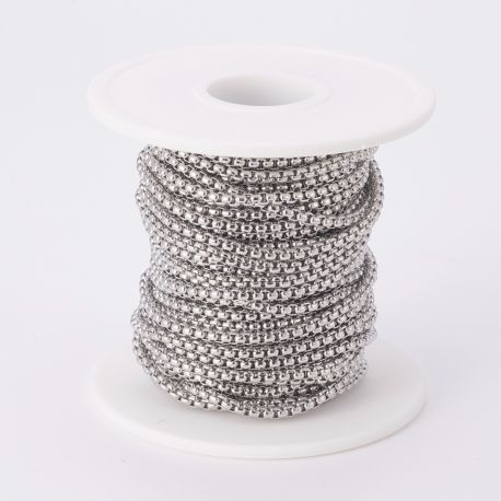 Roostevaba teras 304 kett 2,5x2,5 mm ~10 m. MD2361