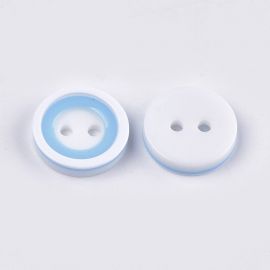 Kunststoffknopf, 13x2,5 mm, 10 Stk. SAG0067