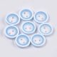 Plastic button, 13x2.5 mm., 10 pcs. SAG0067
