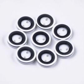 Plastic button, 13x2.5 mm., 10 pcs.