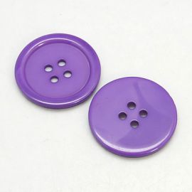 Kunststoffknopf, 20x3 mm, 6 Stk.