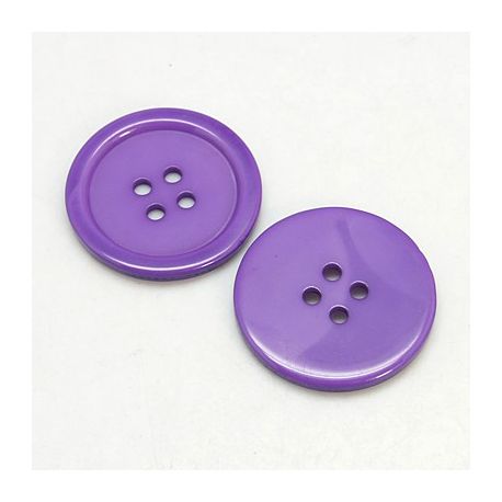 Plastic button, 20x3 mm., 6 pcs. SAG0064