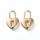 Nerūsējošā tērauda 304 kulons "Lock", 19,5x13x5 mm., 1 gab. MD2400