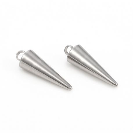 Nerūsējošā tērauda kulons 304, 18x5,4 mm., 1 gab. MD2383