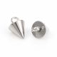 Stainless steel 304 pendant, 8.6x5.8 mm., 1 pc. MD2384
