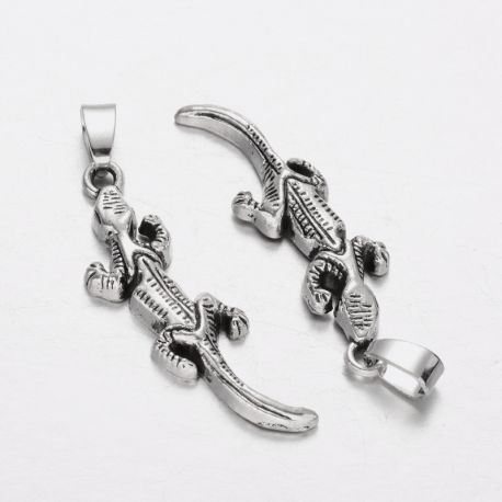 Pendant "Lizard" 39x11x3,5 mm 1 pc. MD2425