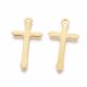 Stainless steel 304 pendant "Cross" 24x13x0.7 mm 1 pc. MD2431