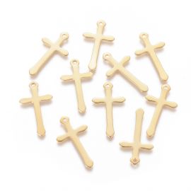 Nerūsējošā tērauda 304 kulons "Cross" 24x13x0,7 mm 1 gab.