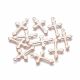 Nerūsējošā tērauda 304 kulons "Cross" 18x11 x0,5mm 2 gab. MD2435