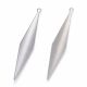 Stainless steel 304 pendant "Rhombus" 46x8x1 mm 2 pcs. MD2427