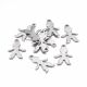 Stainless steel 304 pendant "Man" 16x10x0.7 mm 4 pcs. MD2417