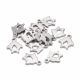 Stainless steel 304 pendant "Dolphin" 12.5x10x0.9 mm 4 pcs. MD2421