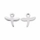 Roostevabast terasest 304 ripats "Dragonfly" 10x10x0,7 mm 4 tk. MD2424