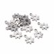 Stainless steel 304 pendant "Flower" 11x8x0.7 mm 8 pcs. MD2420