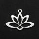 Roostevabast terasest 304 ripats "Lotus ring" 14x18x1 mm 1 tk. MD2418