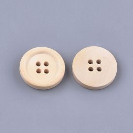 Holzknopf 20x4,5mm 10 Stk.