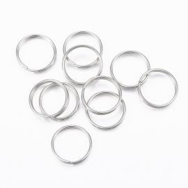 Stainless steel 304 double ring 12x1.5 mm 20 pcs. MD2437
