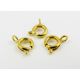 Halskettenverschluss 12x6 mm, 10 Stk. E102-G