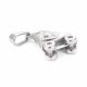 Stainless steel 304 pendant "Rollers" 19x14,5x6,5 mm 1 pc. MD2429